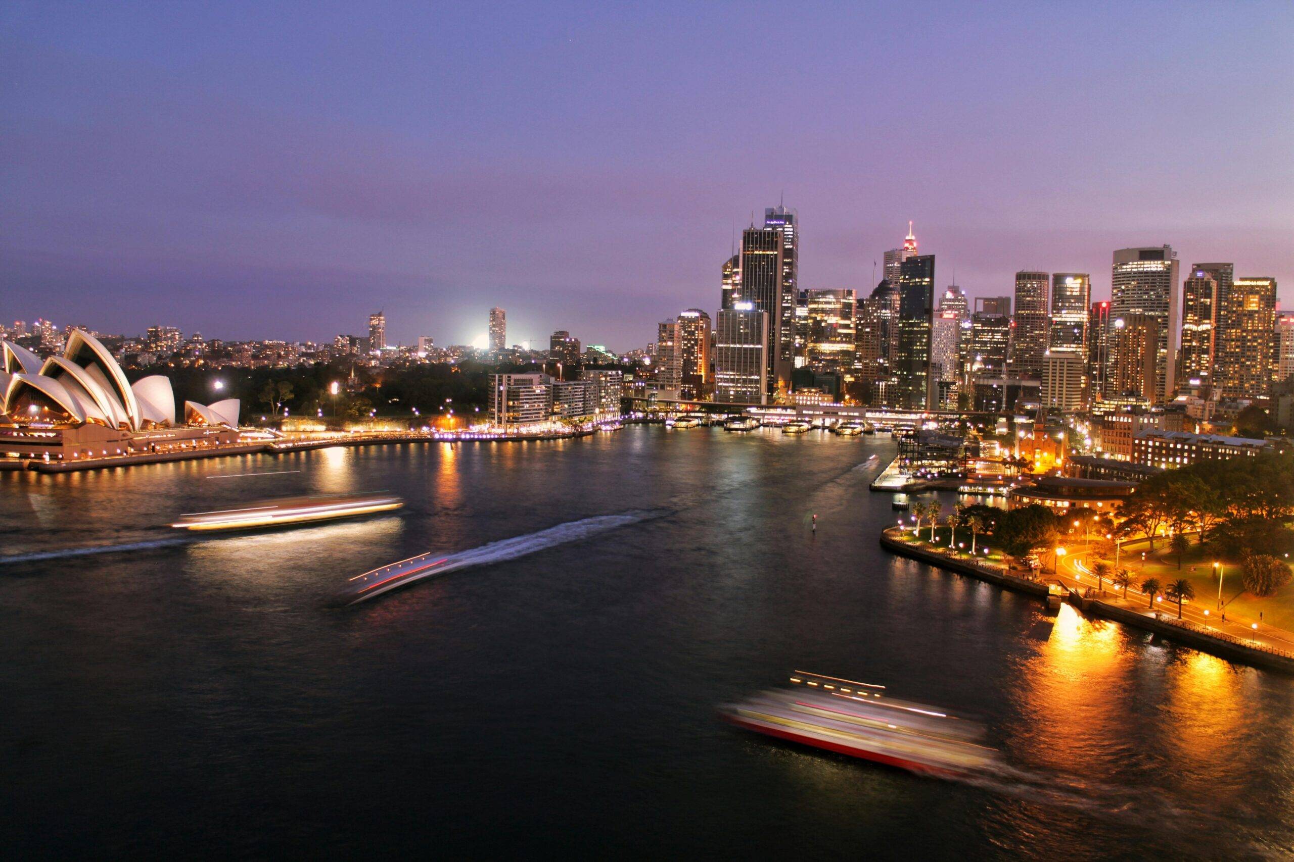 Sydney Opera House and Harbour Bridge at dusk — Australia DMC for groups, FIT and events